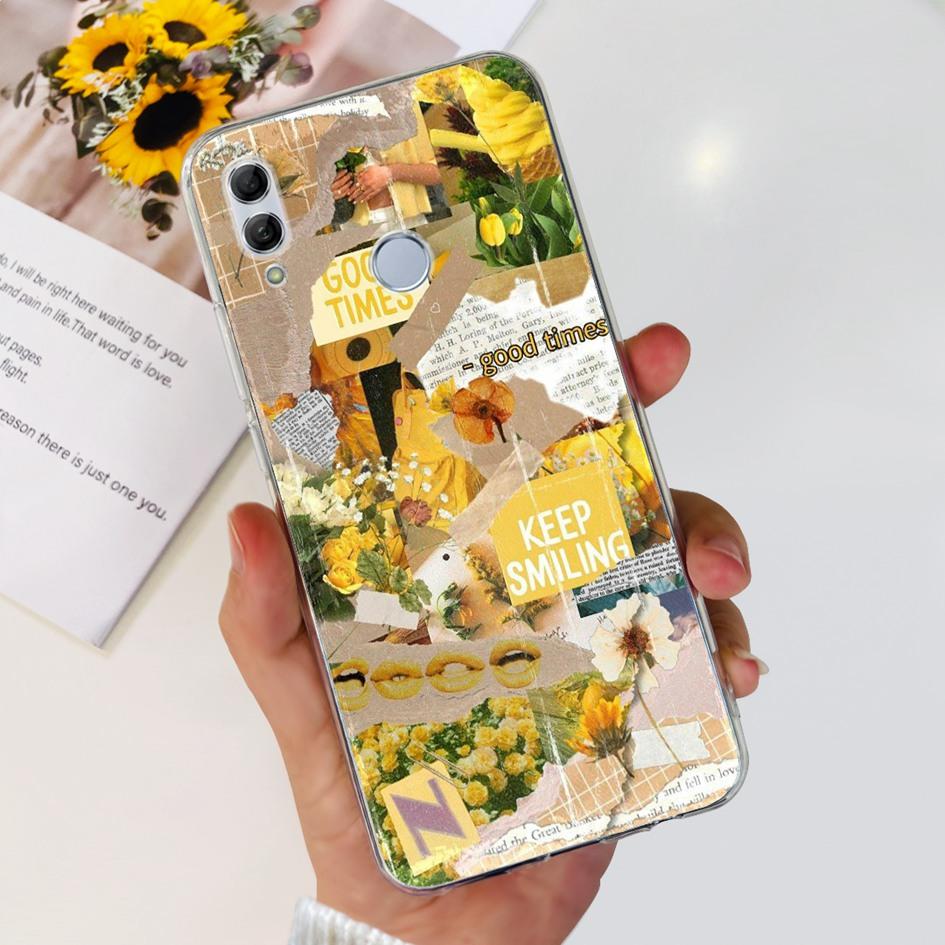Für Honor 10 Lite Hülle HRY-LX1 HRY-LX2 Abdeckung Mode Schmetterling Transparentes Silikon Hüllen Für Honor 10 10i Honor10 Bumper