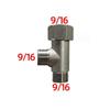 Coated Bidet T Adapter Brass 3 Way Splitter Tee Connector  Bidet