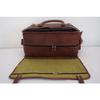Vintage Leer Reisbagage Koffer Overnachting Weekend Duffel Laptop Tas Nieuw