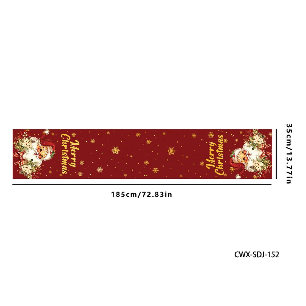 Christmas Tablecloth, Tablecloth, Holiday Party, Dining Table, Restaurant, Living Room Decoration, Banner