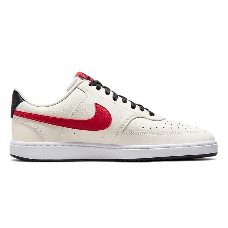 Nike Court Vision Low Sail University Red Men Sneakers Cream Black White DM1187-101