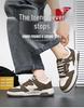 Men's Korean-Style Breathable White Sneakers - Trendy, Thick-Soled, Casual Sports Shoes for Summer