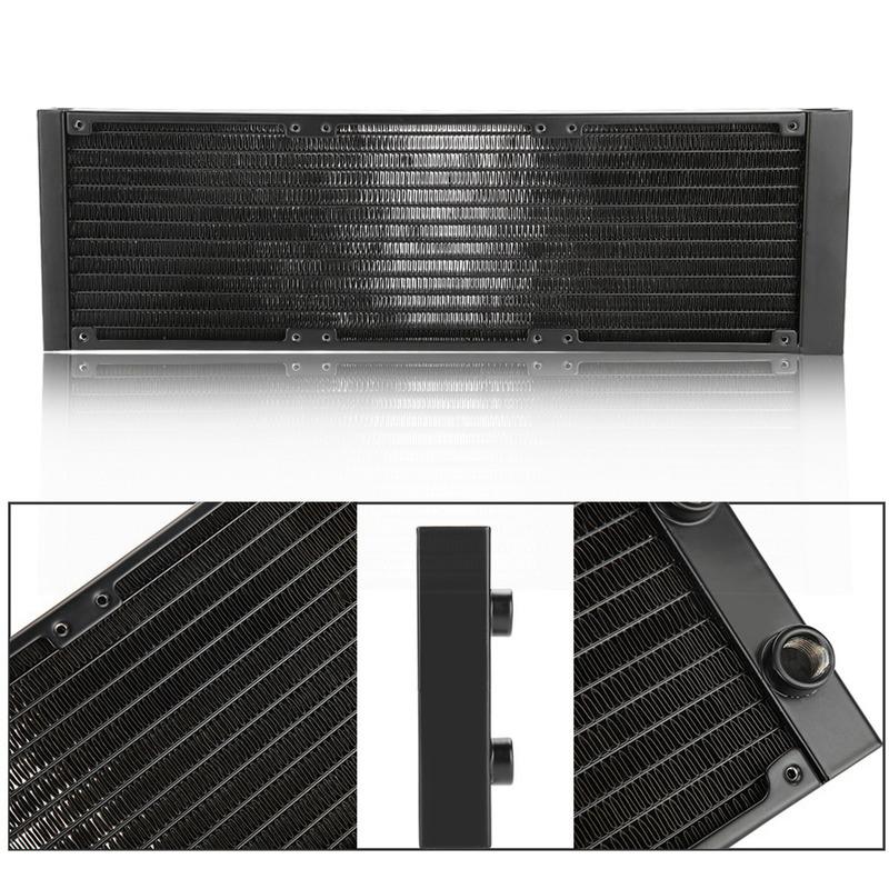 12 Tubes Computer Heat Exchanger G1/4 Thread Water Separator Water Cooler Tube for PC Computer Water Cooling System Tube Cooling