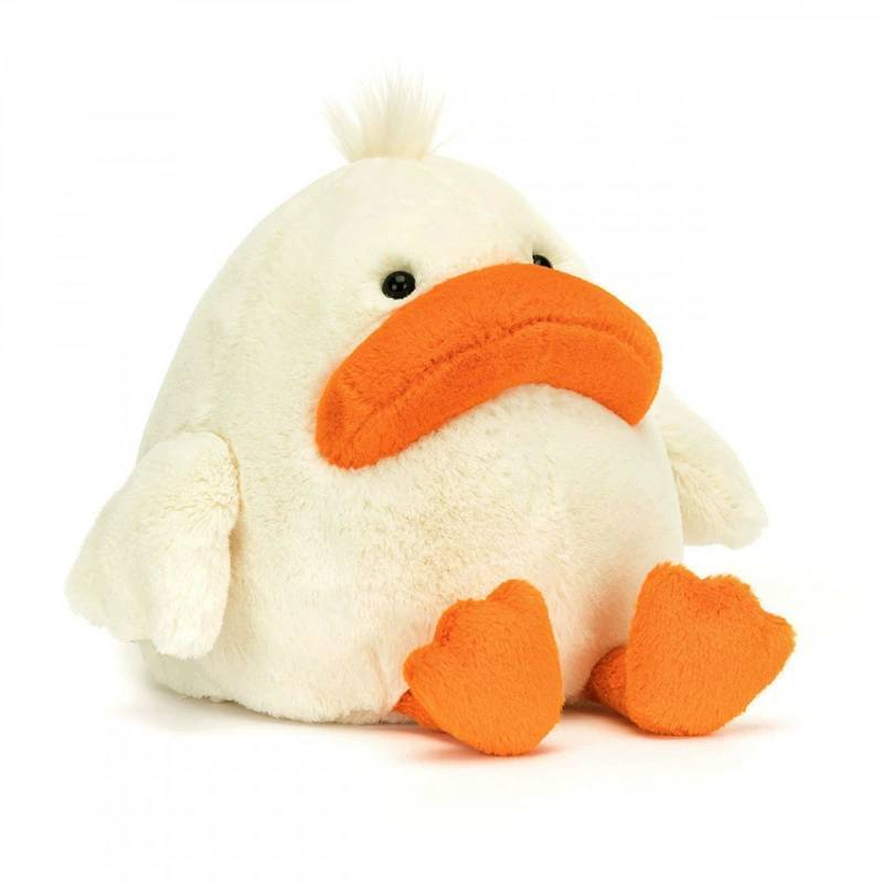 Duck Plush Toy Fluffy Animal Doll Gift For Kids And Teens