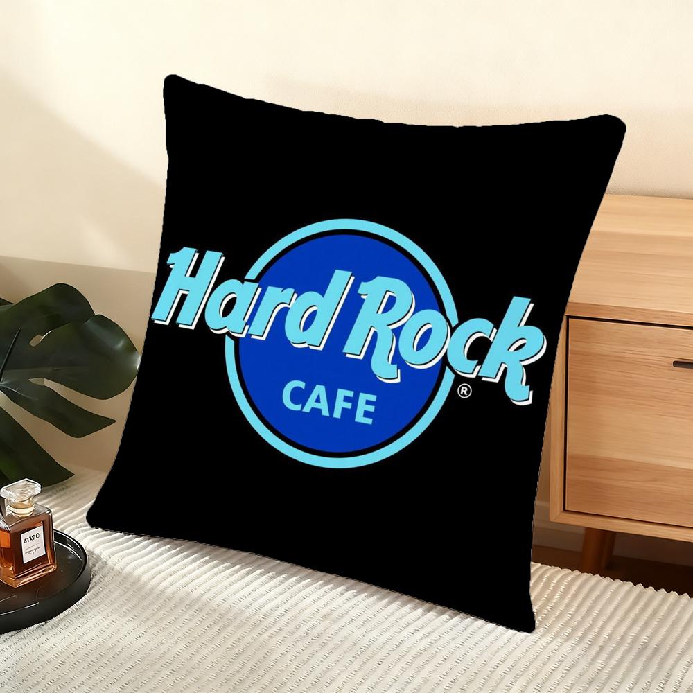 Luxury H-Hardrock Cafe Cushion Cover Soft Short Plush Pillow Cover Smooth Cozy Texture Aesthetic Cushion Case Home Decor