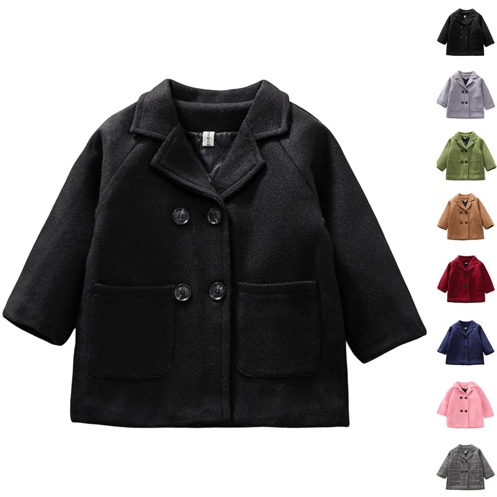 Giacca Casual Unisex a Manica Lunga per Bambini, per l'Uso Quotidiano