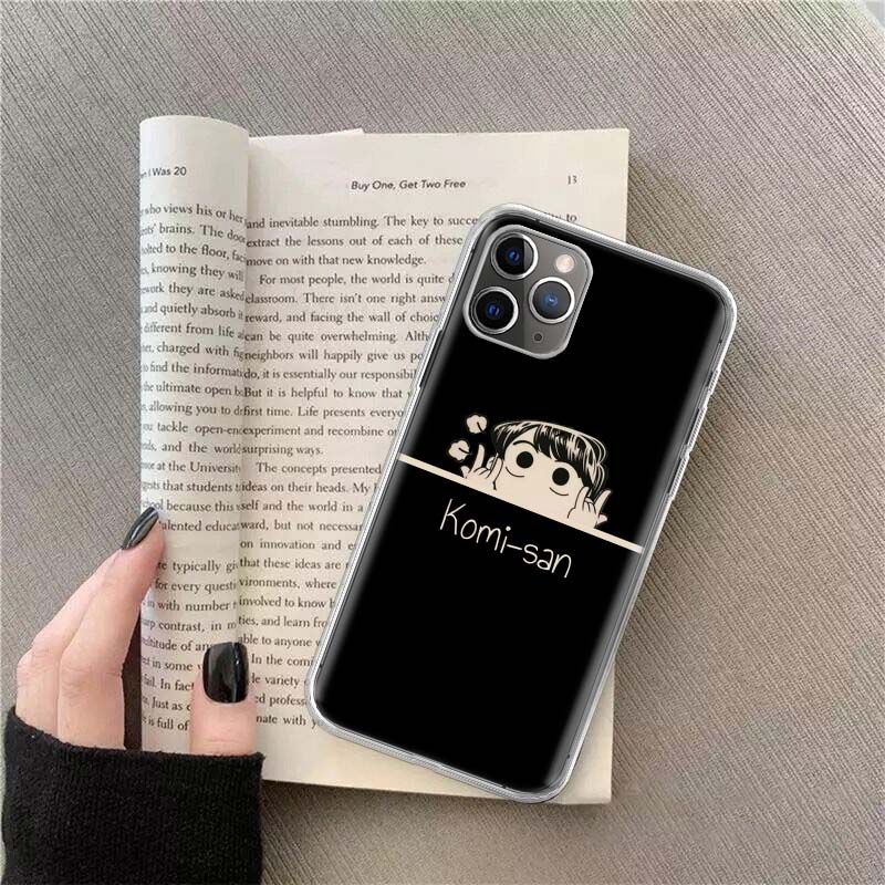 

Anime Komi Shouko Cant Communicate Phone For Apple Iphone 12 13 Mini 15 Pro Max 11 Pro 14 Plus 16 Pro Max 16E Case Shell Cover iPhone 12(12 Pro)