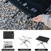 Lightweight Picnic Table Multifunctional Portable Camping Table Aluminum Alloy Barbecue Cooking Table for Outdoor Picnic Fishing