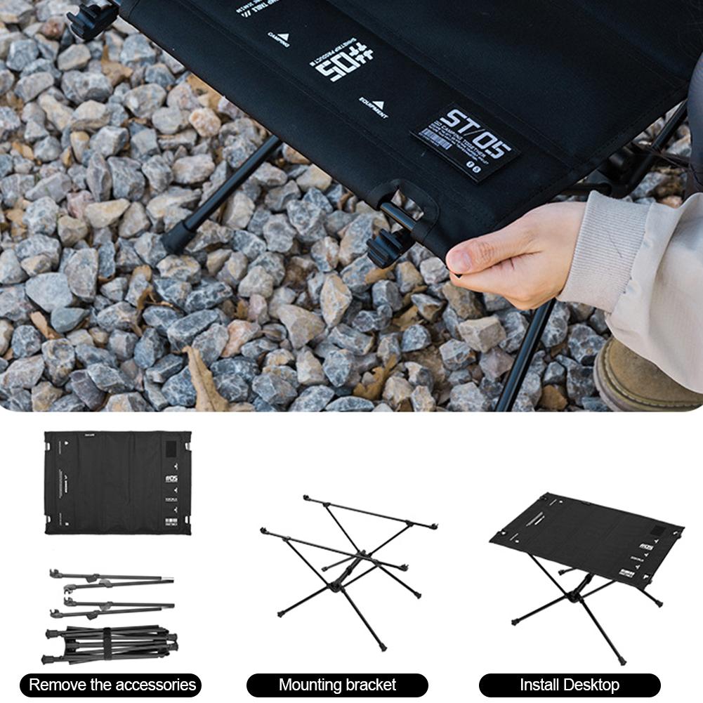 Lightweight Picnic Table Multifunctional Portable Camping Table Aluminum Alloy Barbecue Cooking Table for Outdoor Picnic Fishing