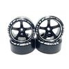 4pcs/set alloy rc wheel rim+ drift tire for 1/28 Wltoys K969 K989 P929 kyosho rally model car upgraded part
