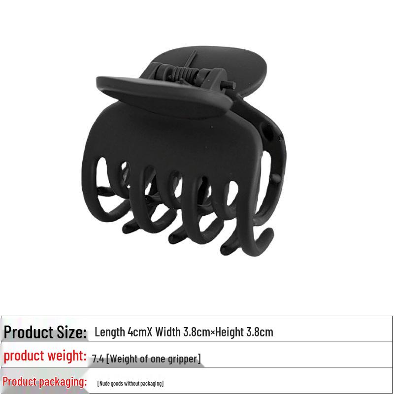 

Модная матовая заколка-краб для легкой укладки хвостика