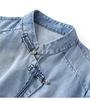 Spring/Summer Elegant Chinese Tencel Denim Shirt for Women