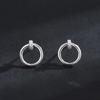 European and American High-End Irregular Hoop Stud Earrings - Versatile, Fashionable Cross-Border Jewelry