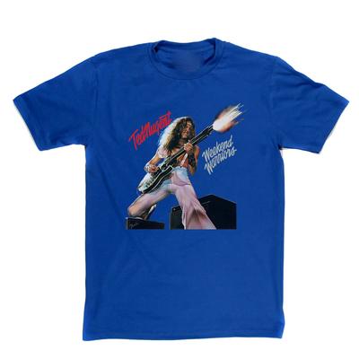 Vtg Ted Nugent Weekend Warriors Cotton Blue Full Size Men Women Shirt DI332 Unisex T-Shirt