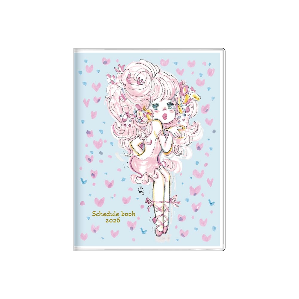 Stationery Ado Mizumori Character Planner 2026 Monthly A6 Blue S2959119 Sun-Star