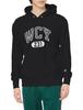 Champion Long Sleeve College Graphic Relaxed Oversized Reverse Midnight Size M Men's Hoodie, 100% Cotton, Print, 10oz, Fit, Weave® Sweatshirt,