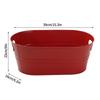 Galvanized Metal Ice Buckets, 4 Gallon Large Ice Buckets For Parties Wine Beverage Tub With Carry Handle For Home Beer Coolings