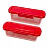 2pcs Batter Bowls with Lids Reusable PP Batter Shakers for Chicken Wings Fish Onion Rings