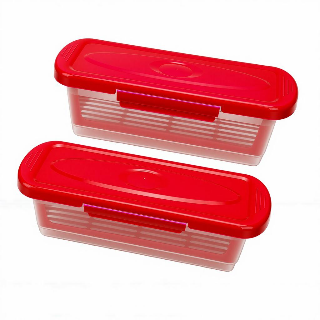 2pcs Batter Bowls with Lids Reusable PP Batter Shakers for Chicken Wings Fish Onion Rings