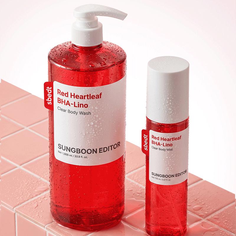 SUNGBOON EDITOR Red Heartleaf BHA-Lino Clear Body Mist 150ml