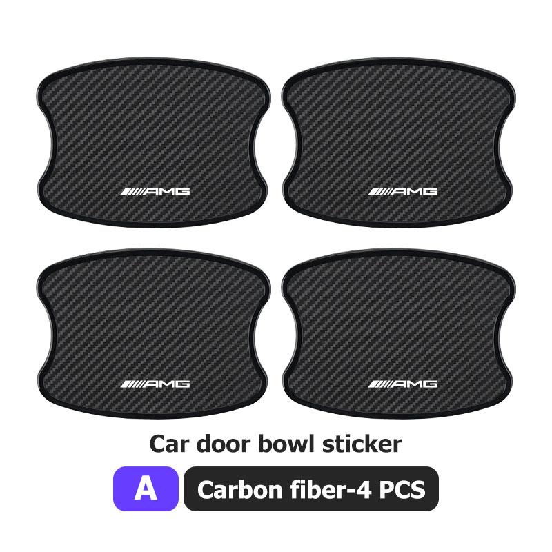 

Car Door Handle Stickers Carbon Anti-scratch Protective Film For Mercedes Benz AMG A B C E S G Class A180 CLK CLA GLE GLC W212