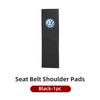 LEG1 Car Seat Belt Cover Safety Belt Two-colour Splicing Shoulder Protection Pads For VW Tiguan CC Jetta Polo Passat T-ROC Touareg