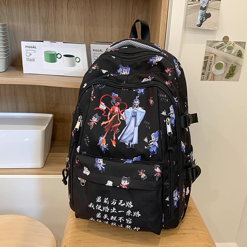 The Korean Version of the Schoolbag Is Versatile, High-value, Cute, Cartoon, and Light for Grades 3 To 6.