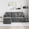 Sofa Dark Grey 178 X 134 X 80 Cm Velvet