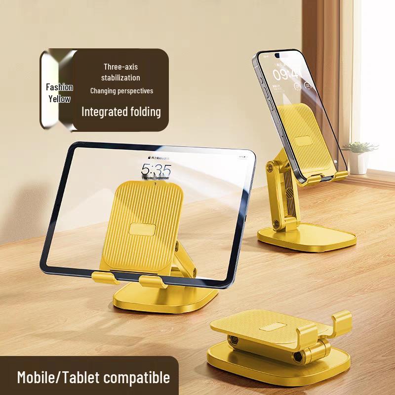Ayarlanabilir Yükseklikli ve Özelleştirilebilir Logolu Evrensel Katlanabilir Telefon ve Tablet Standı
