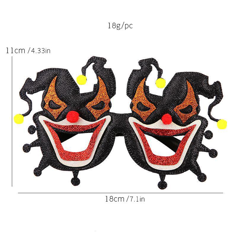 New Halloween Glasses Children's Funny Party Costumes Photo Prop Decorative Goods Skull-and-pumpkin Ghost Day Party