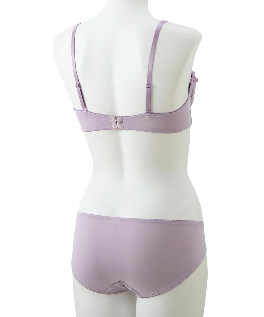 Inner Romantic Dolly Bra and Shorts Dusty [Nissen] Women's Set, Set, Purple, I80/L