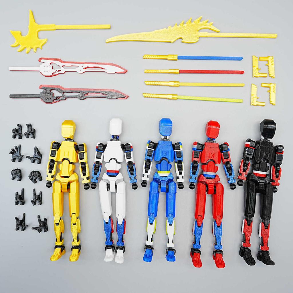 3D Printed Movable Toy, With Movable Joints, 3D Printed Toy Decoration, Stress Relief, Movable