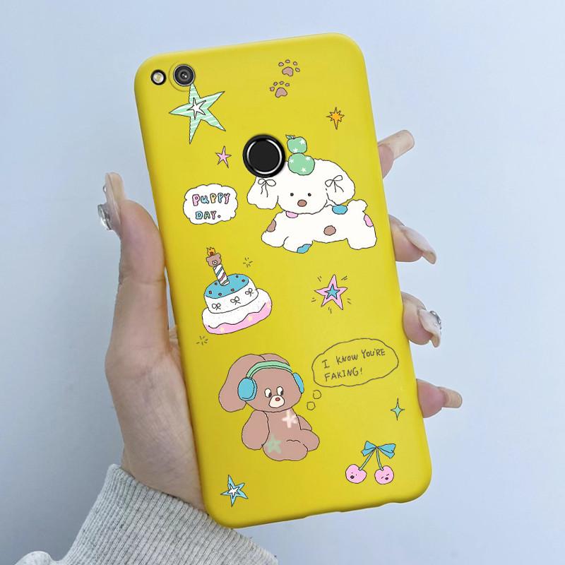 For Huawei P8 Lite 2017 GR3 2017 Case Honor 8 Lite Soft TPU Silicone Cover Cute Cartoon Panda Phone Case PRA-LX1 LX3 Coque Funda