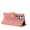Applicable To Samsung S26 Mobile Phone Leather Case Note20 Orchid Butterfly Embossed Insert Card Wallet Portable Rope A57 Matte