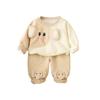 Kids Casual Long-Sleeve Set, Comfortable Daily Wear Outfits