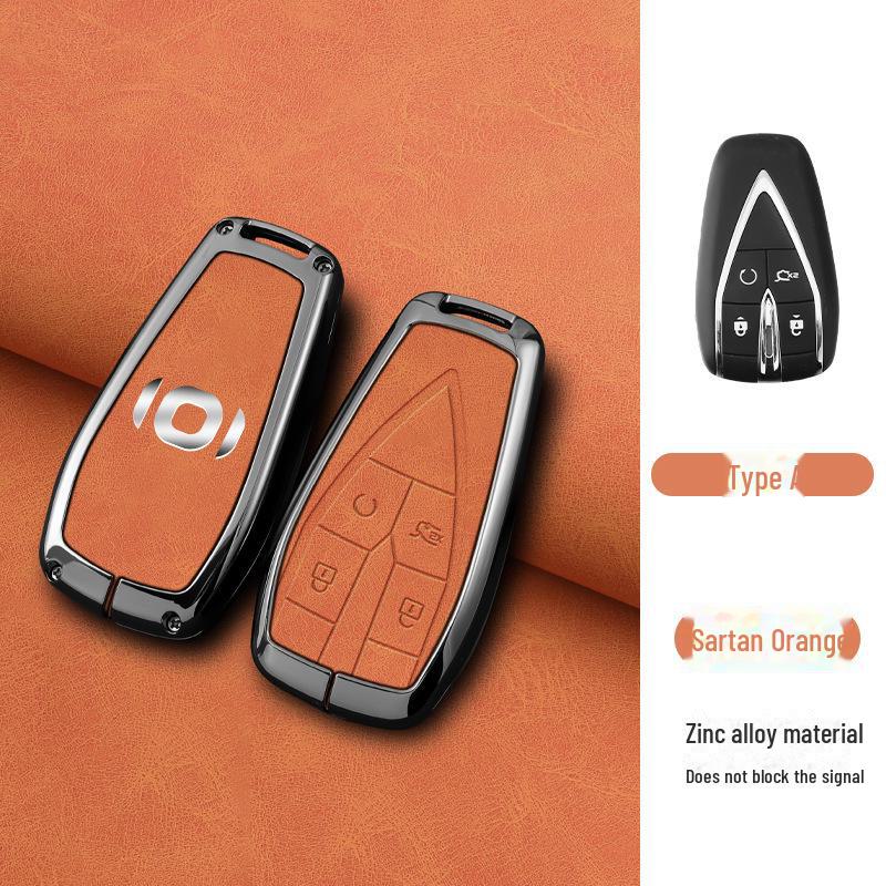 Changan Qiyuan A07 Key Cover with High-End Metal Buckle for Male and Female Models.