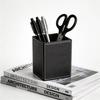 Multifunctional PU Leather Pen Holder and Desk Organizer