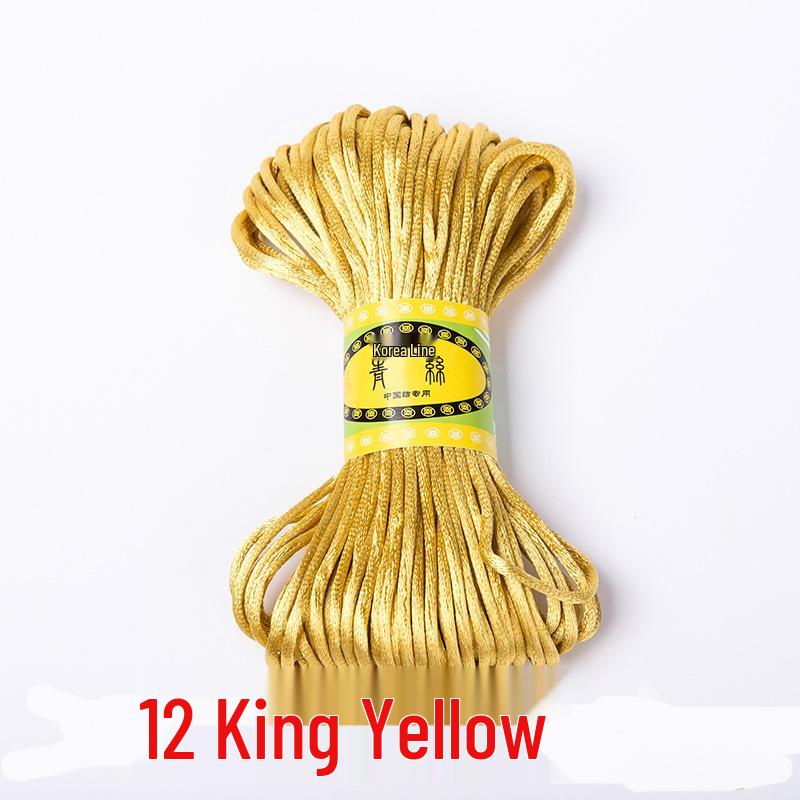 Korean Jade and Chinese Knot Weaving Cord - 20 Meters (No. 5 & No. 7)