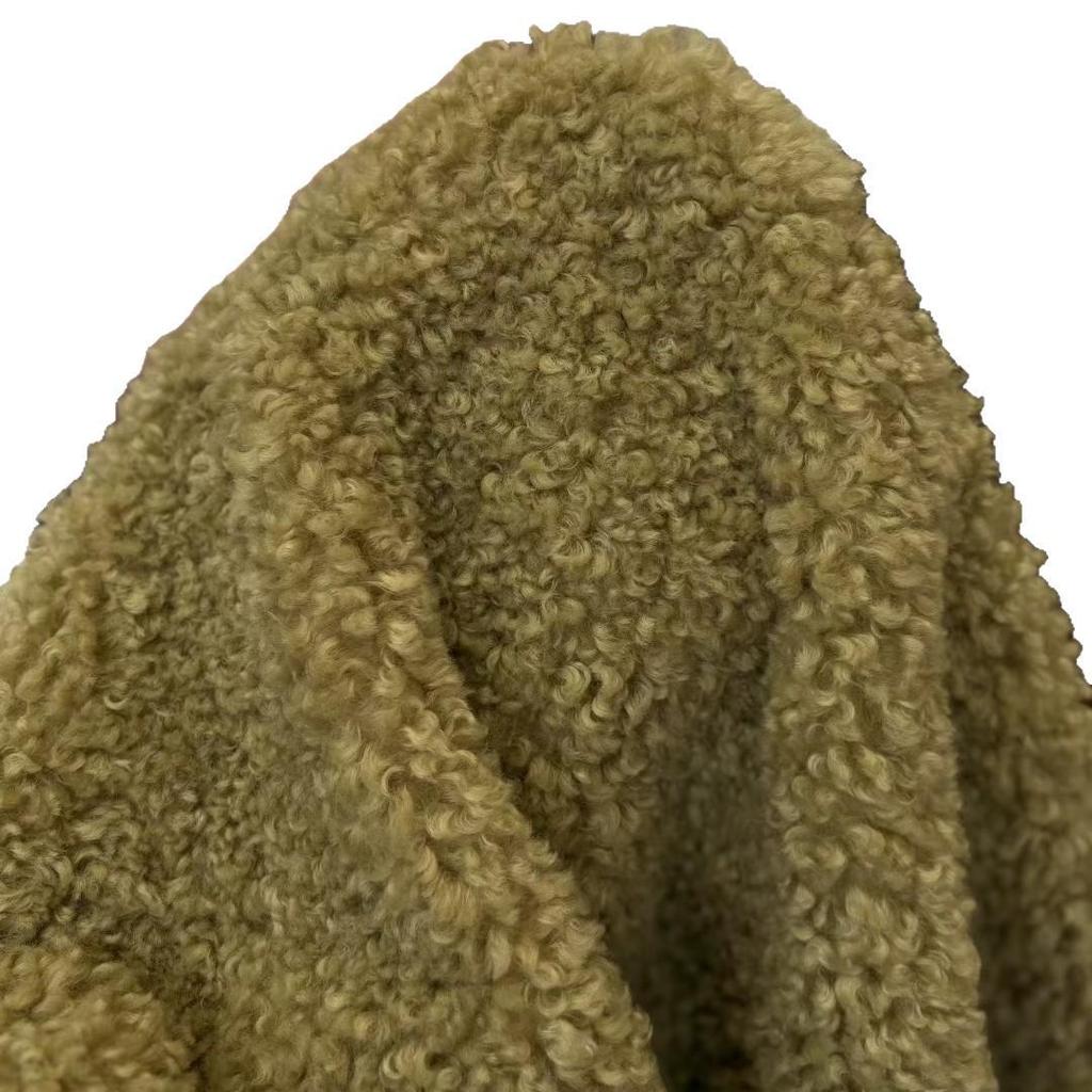 Korean Teddy Lamb Curl Plush Fabric for Clothing, Bags, Shoes, Hats, and Home Textiles