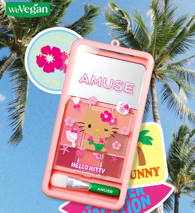 AMUSE x Hello Kitty Limited Lip & Cheek Palette – K-Beauty Exclusive