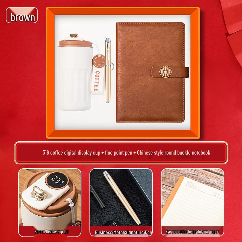 

Gillyfa Business Gift Set with Coffee Mug, Notebook, and Pen
