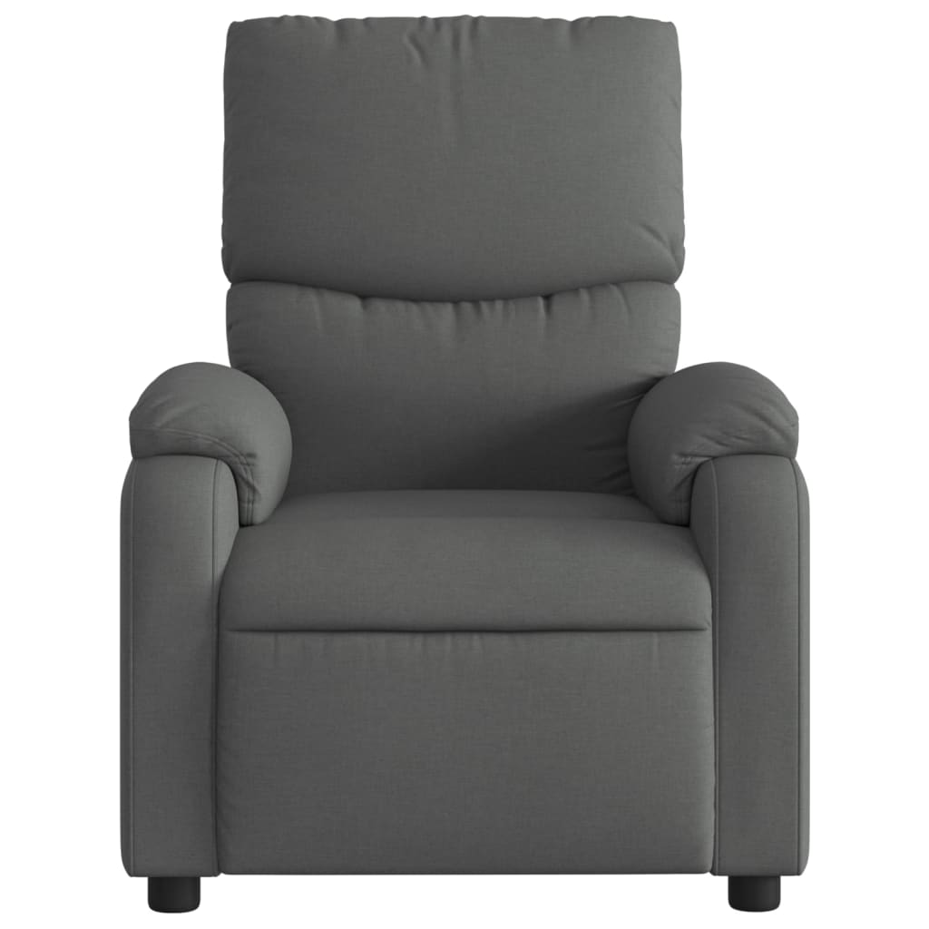 Relaxation Armchair Dark Grey Fabric