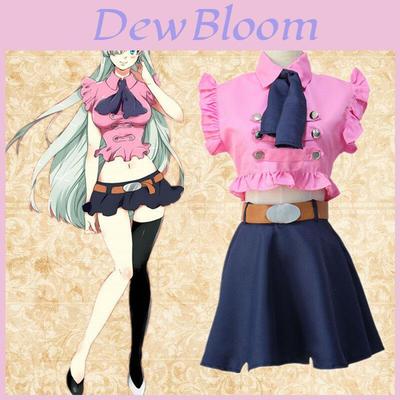 Elegant Elizabeth Liones Uniform Cosplay Costume Set With Exquisite Workmanship And Perfect Stitches