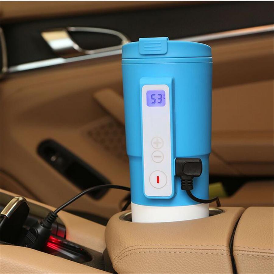 12V 410ml Car Electric Kettles Car Cup Espresso Coffee Maker Milk Pot Water Heated Mug Kettles Machine Food Grade