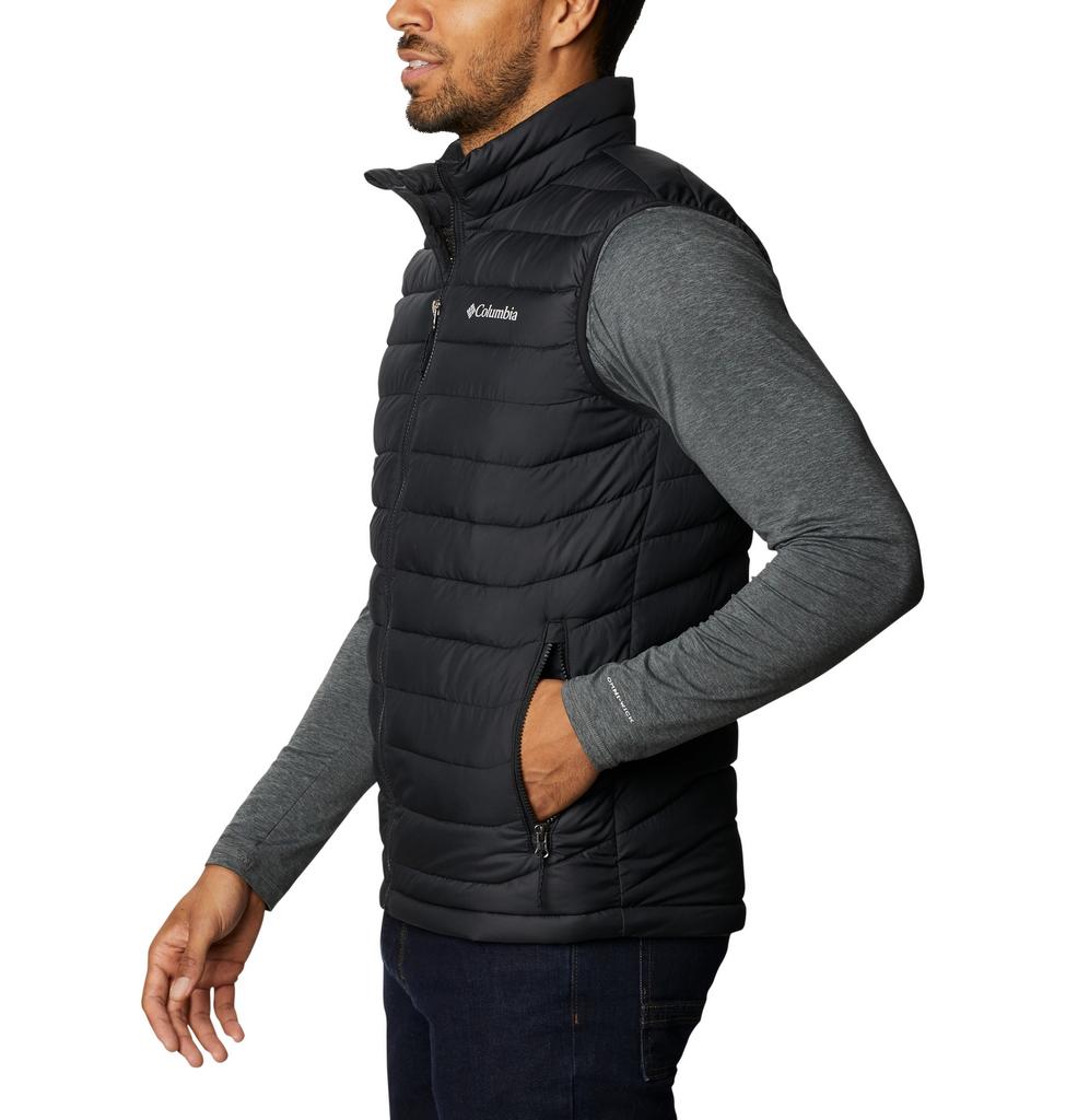 Columbia Powder Lite Ii Men' Down Vest Black 2086974010 R