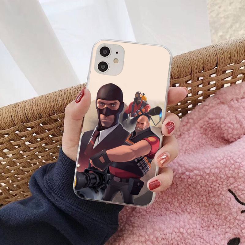 Team Fortress 2 Phone Case for iPhone 11 12 13 mini pro XS MAX 8 7 6 6S Plus X 5S SE 2020 XR cover