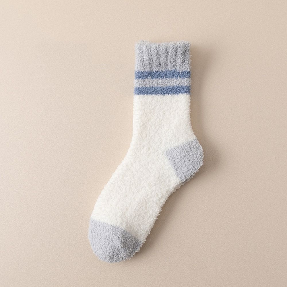 Sleep Socks Winter Coral Velvet Socks Multicolor Soft Cotton Socks Warm Fluffy Floor Socks Men