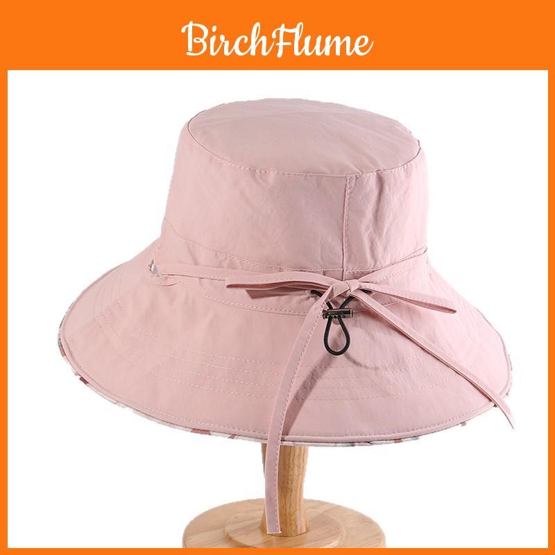 Fashion Print Doublesided Fisherman Hat With Wide Brim For Summer Travel