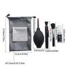 6Pcs Travel Ready Digital Cleaning Kit Features Soft Brush Sprays Bottle and Case for Field Photography