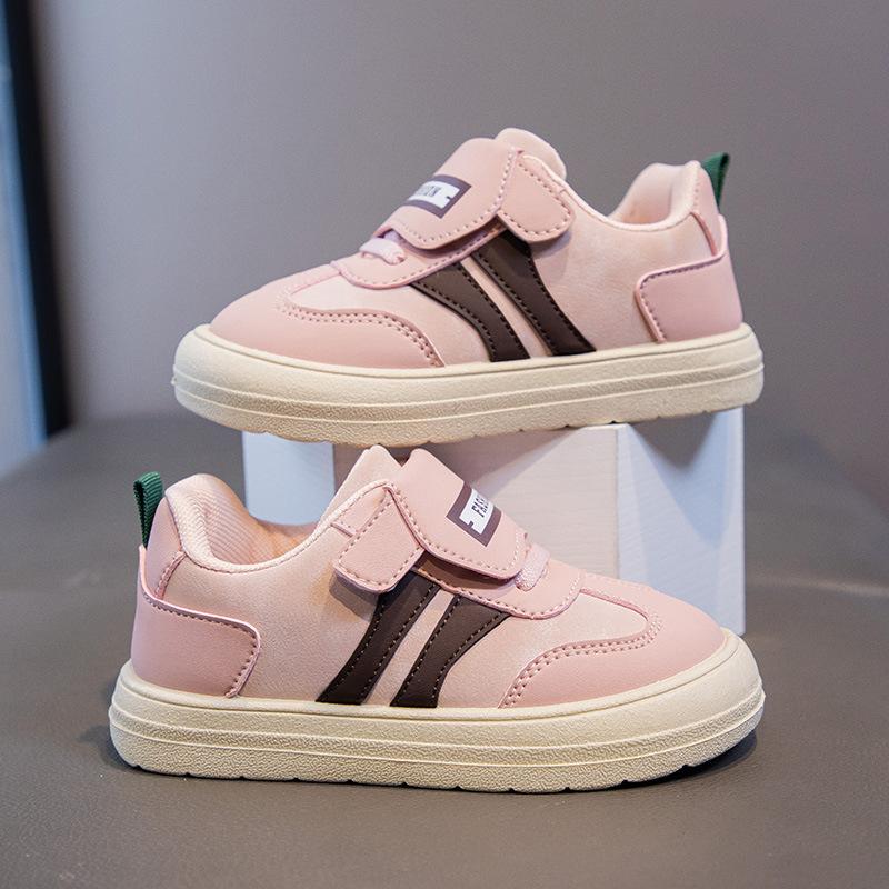 4-8 ani Pantofi sport pentru copii Pantofi anti-skateboard cu fund moale Pantofi albi perfecti